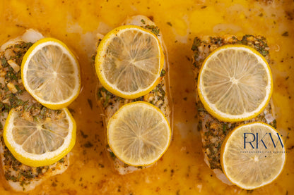 Lemon Garlic Baked Cod- Exclusive