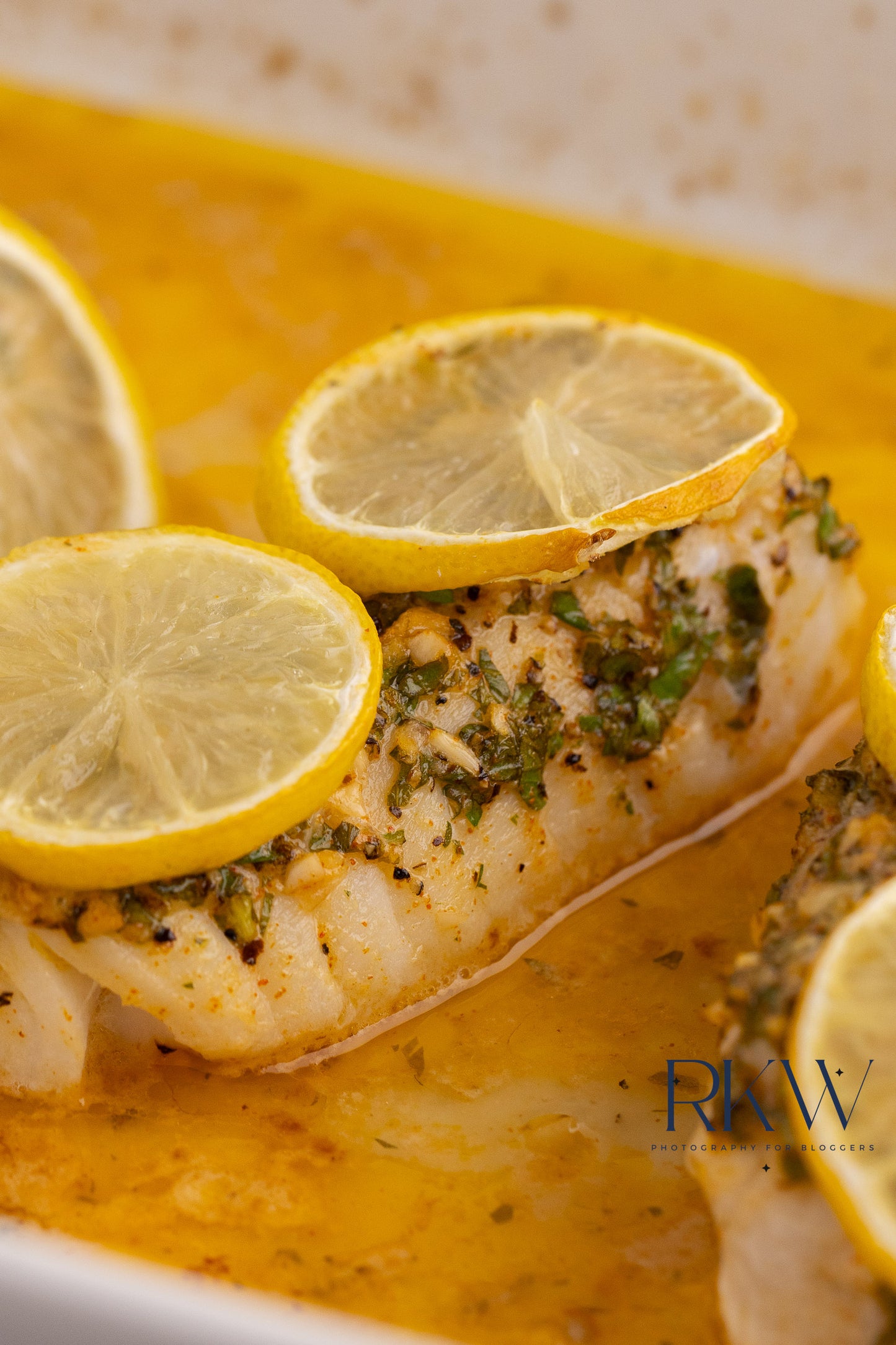 Lemon Garlic Baked Cod- Exclusive