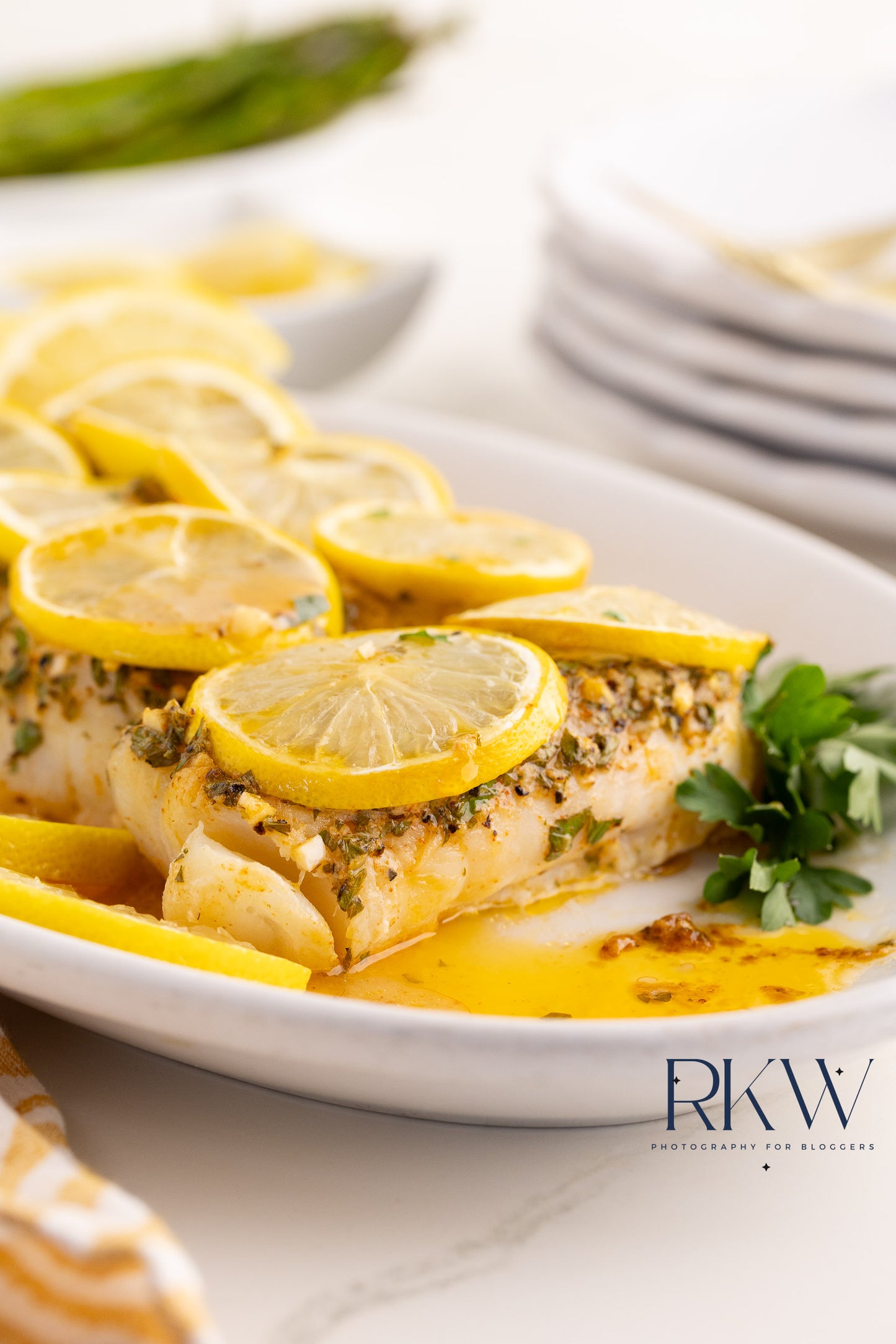 Lemon Garlic Baked Cod- Exclusive