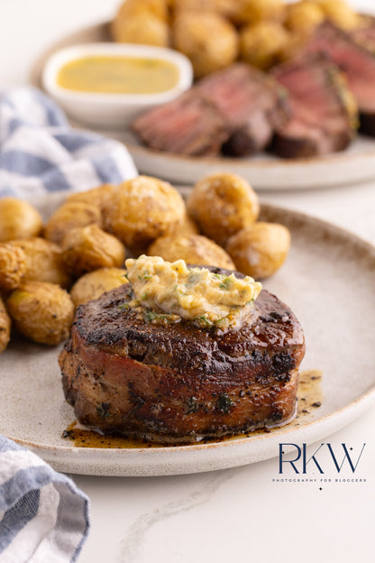 Bacon Wrapped Filet Mignon with Cowboy Butter- Exclusive