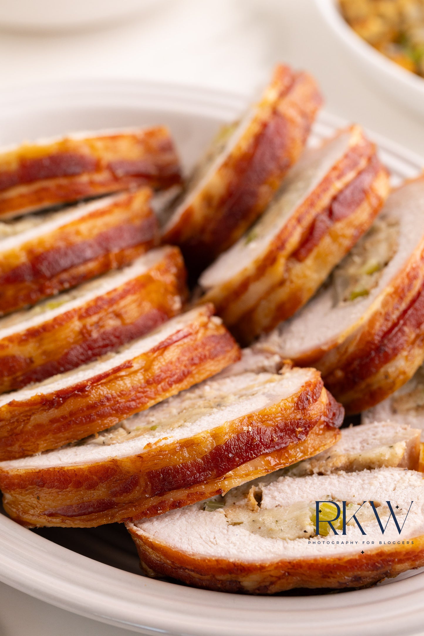 Bacon Wrapped Stuffed Pork Loin- Exclusive