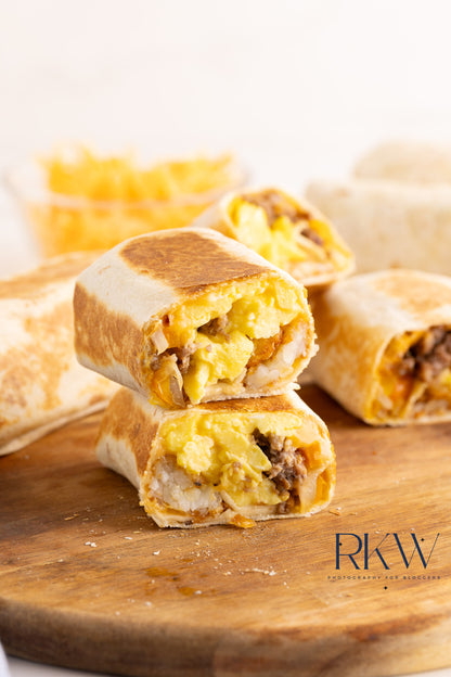 Loaded Breakfast Burritos- Exclusvie