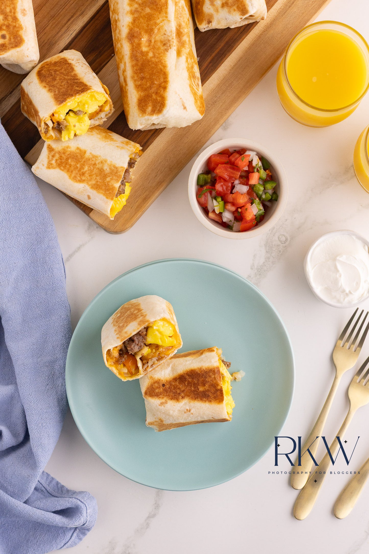 Loaded Breakfast Burritos- Exclusvie