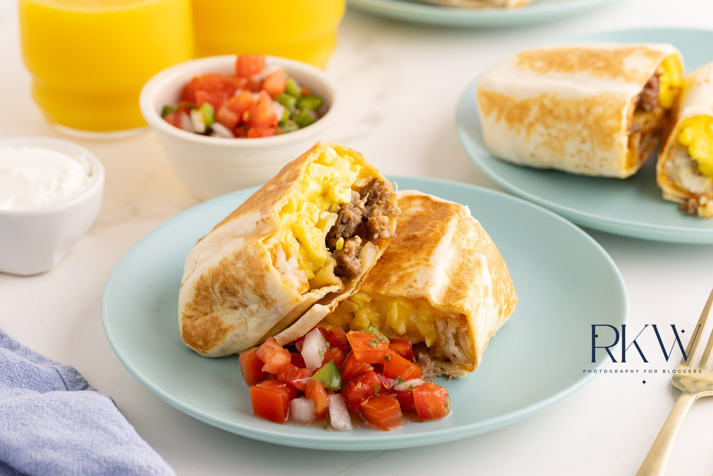 Loaded Breakfast Burritos- Exclusvie