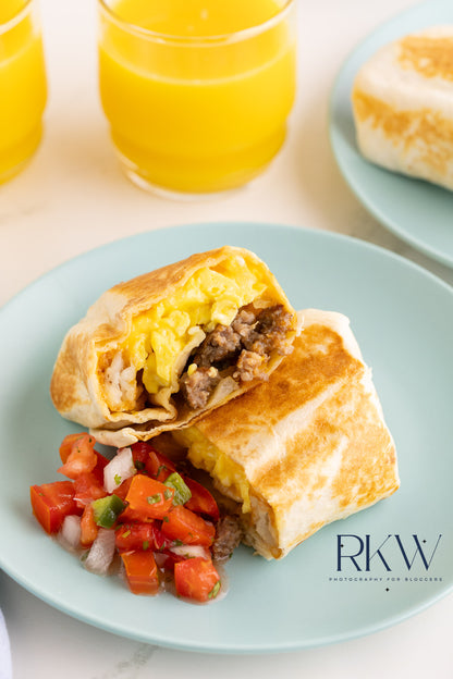Loaded Breakfast Burritos- Exclusvie