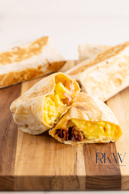 Sausage/Bacon Breakfast Burritos- Exclusive