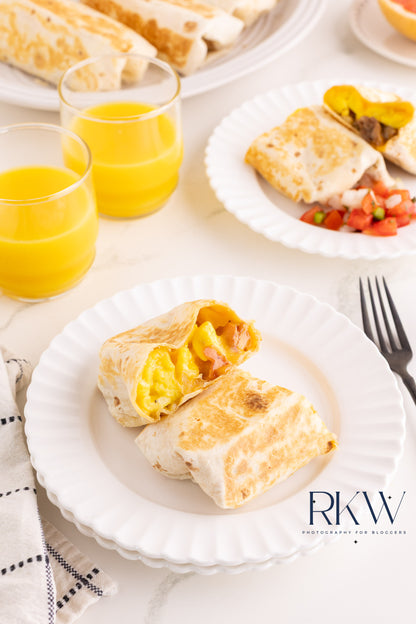 Sausage/Bacon Breakfast Burritos- Exclusive