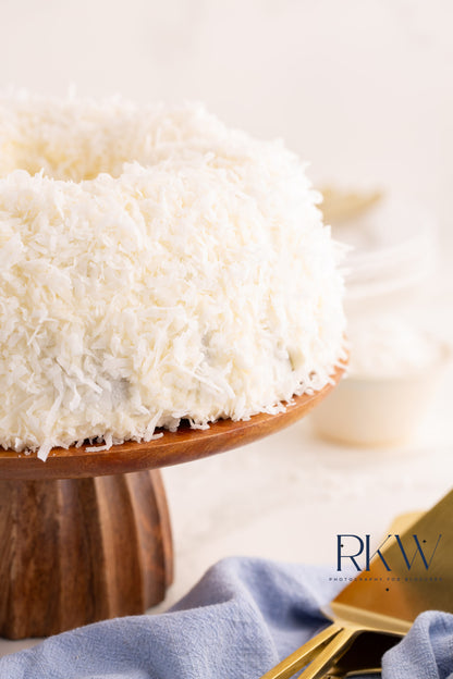 White Chocolate Coconut Bundt Cake- Exclusive