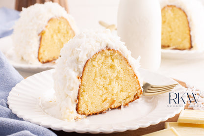 White Chocolate Coconut Bundt Cake- Exclusive